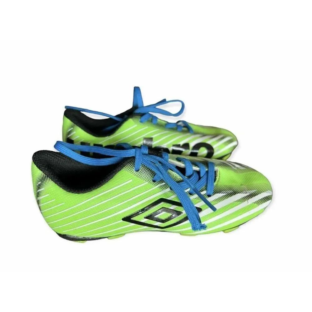 Unisex Boys Youth Umbro Sneakers Soccer Bright Green Cleats - Sz 10